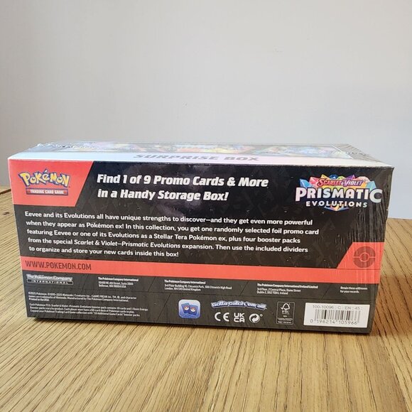 Pokemon TCG Scarlet & Violet Prismatic Evolutions Eevee Surprise Box - Picture 2 of 3